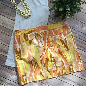 JCrew Orange & Yellow Vintage Inspired Mini